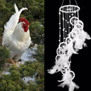 Large White Dream Catcher With Feathers Beads Car Home Room Decoration Ornament