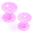 20PCS of pink magic hair reel no clip no hot silicone hair curlers E3M9