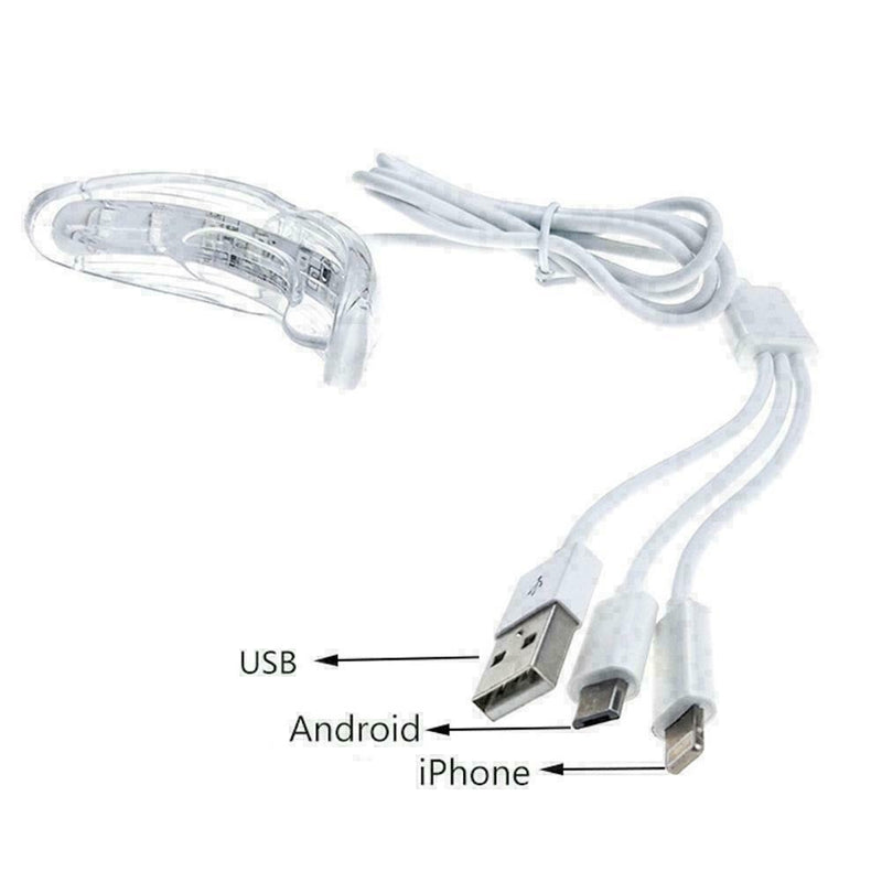 Portable LED Smart Teeth Whitening Device 3-in-1 Tooth Whitening 32 lamp be Y9F3