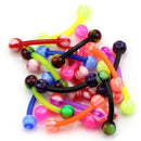 20Pcs/Set Curved Ball Barbell Eyebrow Rings Body Bar Tragus Piercing Jewelry-3C