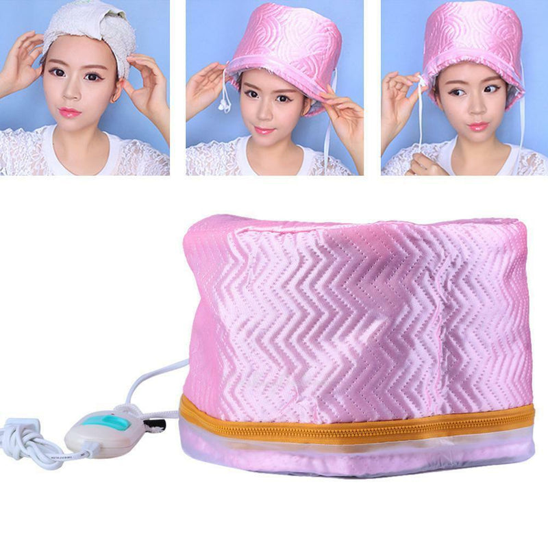 Electric Hair Thermal Treatment Beauty Steamer SPA Nourishing Hair Care Cap Hat