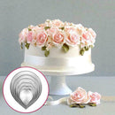 6pcs Cake Rose Petal Mold Decorating Fondant Sugarcraft Cutters Mould Cake L5Y5
