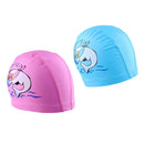 2x Kids Children Nylon Bathing Hat Swimming Cap Fabric Waterproof