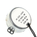 New AC 220-240V Synchronous Motor Gearmotor 4W CW/CCW Great Couple 5-6 RPM Hot