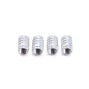 4pcs Sliver Wheel Tyre Tire Valve Stems Air Dust Cover Screw Caps Car Truck Bike