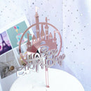 1PC Baking Cake Decor Acrylic Cake Topper Happy Party Birthday Cupcake Topper BX