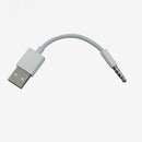 Charger Data USB 3.5mm Sync Audio Cable for iPod Shuffle 3rd 4th Gen A