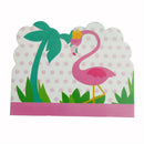10pcs flamingo invitations cards baby shower happy birthday party invitations TE