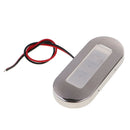 316 Stainless Steel LED Oblong Marine  Courtesy Lights, 12V, Waterproof, Blue
