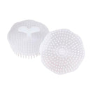 2pcs White Washing Hair Cleaner Brushes Shampoo Scalp Massage Comb