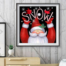 Diamond Painting Snowman Santa Full Round Wall Picture DIY Set (yc4187)