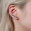 Ear Climber Octopus Tentacle Ear Crawler Women Metal Cuff Stud Unique Desig N0K0