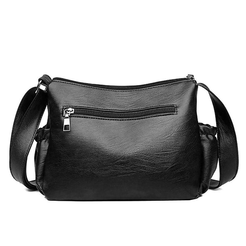 Solid Color Shoulder Handbags Women Leather Crossbody Satchel Bags (A-070)