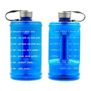 Water Bottle Reusable Drinking Jug Cup Outdoor Bike Sports 2.2L Blue
