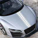 2pcs Vinyl Car Stickers Long Stripe Hood Bonnet Decals Graphics Auto Styling