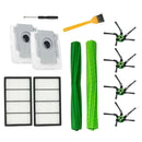 Set of Multi-Surface Rubber Brushes Replacement Parts Kit for Vacuum Cleaner