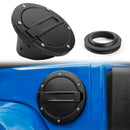 Gas Tank Cap Fuel Filler Door Cover for Jeep Wrangler JK 2007-2018 & Unlimi