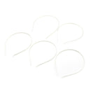 5Pcs 3mm Metal Tiara Headbands Hairbands Simple Temperament Girl Hair Clips  Z