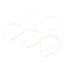 5Pcs 3mm Metal Tiara Headbands Hairbands Simple Temperament Girl Hair Clips  Z