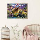 5D DIY Full Drill Square Diamond Painting Dinosaurs Cross Stitch Embroidery