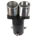 Stainless Steel Universal Car Modified Double Exhaust Pipe Rear Muffler Tail-Tip