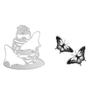 3pcs/set Silicone Transparent Seals Clear Stamps+Cutting Die for DIY Album