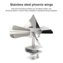 Stainless Steel Bird Pigeon Crow Deterrent Garden Repeller Scarer W Fh