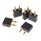 5Pcs 3.5mm pro airline airplane golden plated headphone jack plug adapter JR