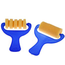 4pcs Kid Yellow Sponge Brush Children Painting Drawing Graffiti Roller Tool