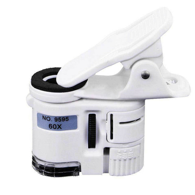 Magnifier Loupe LED Lighted Portable Clip Cell Phone Universal Microscope Camera