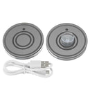 2PCS LED Car Cup Holder Colorful Pad Mat Auto Atmosphere Lights