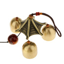 Chinese Wind Chime 2-Layer Roof 6 Bells Lucky Feng Shui Yard Garden Decor