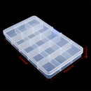 Fishing Lures Hook Bait Plastic Storage Box Adjustable Case Tackle Accessory