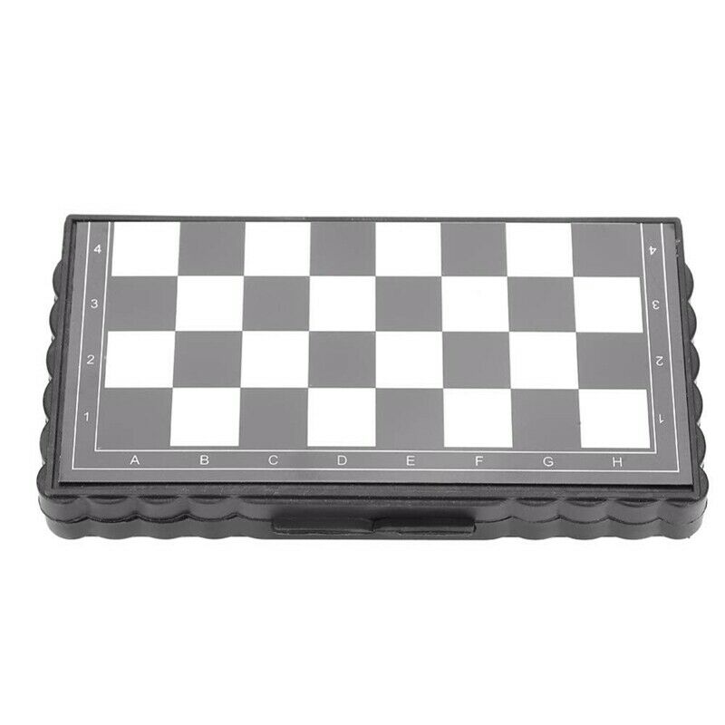 5x5 Inch Chess Portable Plastic Folding Board With Magnetic Chess Game Mini F6L8
