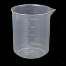 4 Pcs Food Grade Plastic Clear Graduated Measuring Cup Beaker Jug Container for