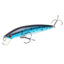 10pcs Lifelike Minnow Baits Tackle Crank Fishing Lures Crankbaits Strong Hooks
