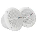 1 Pair 6.5'' Full Range Compact Loudspeakers, Waterproof Marine Boat Ceiling