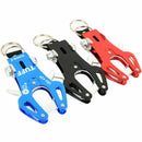 Tiger Hook Lock Carabiner Clip Hiking Climbing Kit Keychain Buc Ring Key L0O8