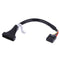 USB 3.0 20 Pin Male to USB 2.0 9 Pin Motherboard Female  Cable