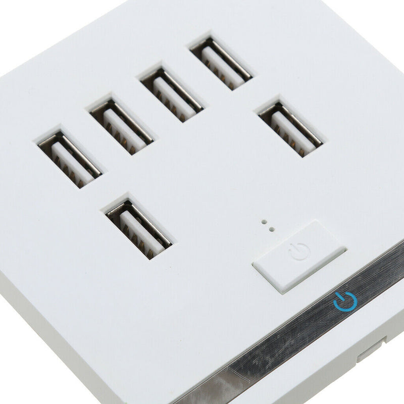 6 Ports USB 3.4A Wall Socket Outlet Wall Charger Charger For Mobile Phone