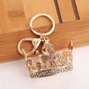 Fashion Crown Keychain Pendant Bag Holder Women Bag Flower Charm Keychain B T1O2