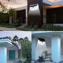 Outdoor Waterproof Solar Light Human Motion Sensor Security LED Wall Lamp A