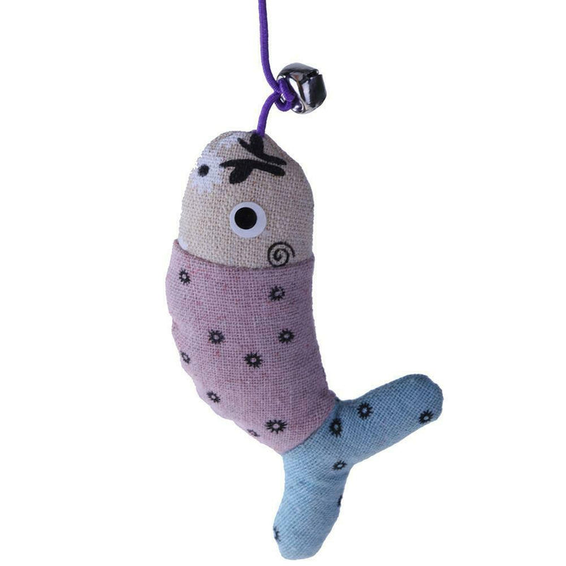 10pcs/Set Fish Bell Ball Cat Rod Stick Cat Catcher Teaser Interactive Toys