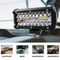 Universal 7" 120W LED Work Light Bar Spot Lamp for Off-Road ATV Tractor Truck