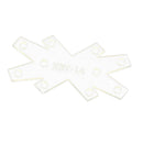 Leather Keyring Key Chain Template Clear Acrylic Pattern Leather Craft Tool