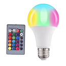 LED Color Changing Light Bulb with Remote Control Home Decoration 3W RGBW