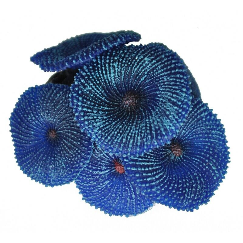 Aquarium plant artificial coral blue