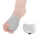 2pcs Bunion Protector Toe Straightener Hallux Valgus Corrector (S)(Grey)
