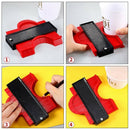 3 Pieces Contour Gauge Plastic Profile Gauge Multifunctional Shape Duplicat Q6G7