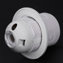 E27 Ac 250V 2A White Plastic Surface Light Bulb Socket Holder